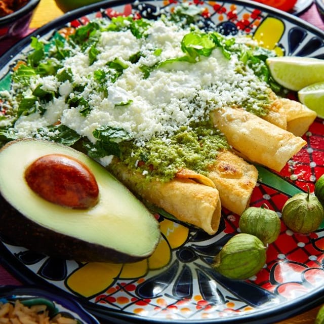 24 Enchiladas Vegetarian.