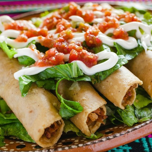 24 Chicken Flautas.