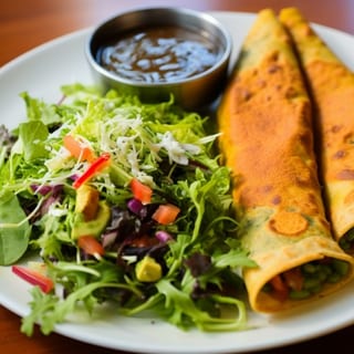Vegitarian Chimichanga Plate