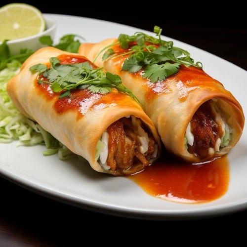 Chimichanga Plate.