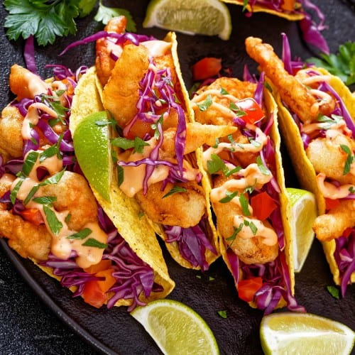 Shrimp Tacos.