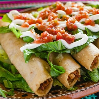 Flautas Plate (2)