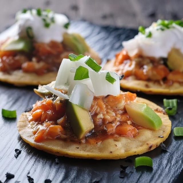 Shrimp Tostada.