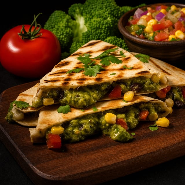 Veggie Quesadilla.