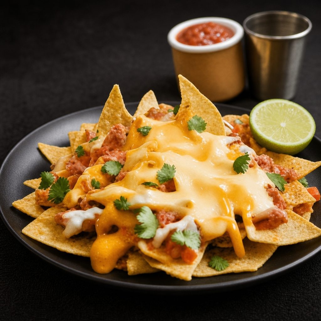 Regular Nachos Plate.