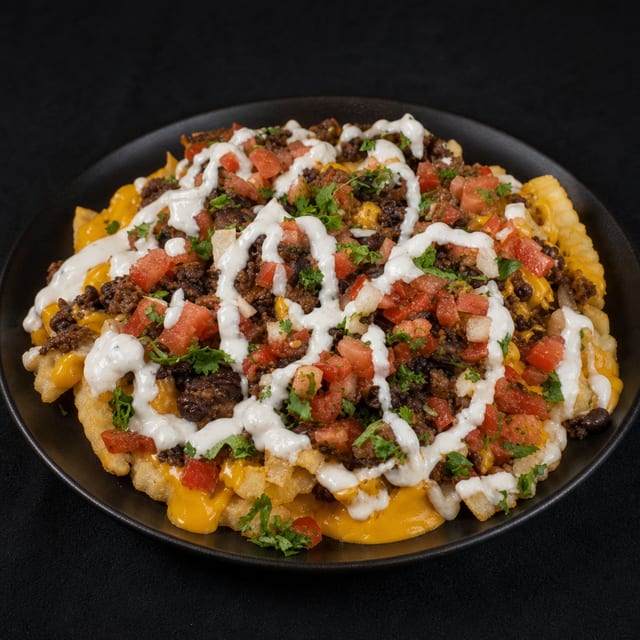 Nacho Fries Plate.