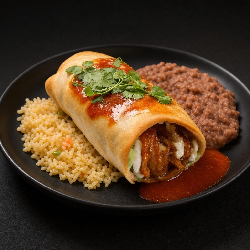 Chimichanga Plate.