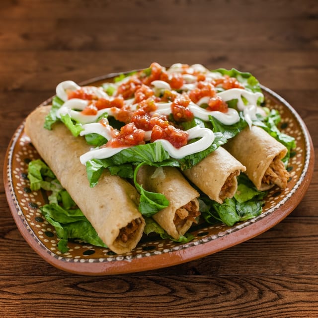 24 Chicken Flautas.